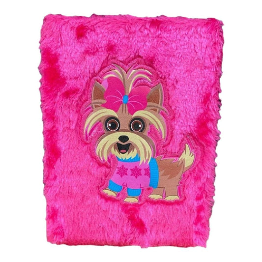 JOJO Siwa Furry Notebook - Pink - Partytoyz Inc