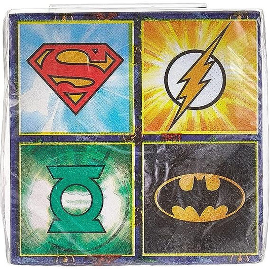 Justice League Beverage Napkins - Partytoyz Inc