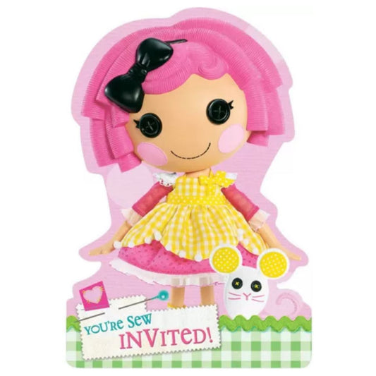 Lalaloopsy Pack of 8 Invitations And Save the Date - Partytoyz Inc