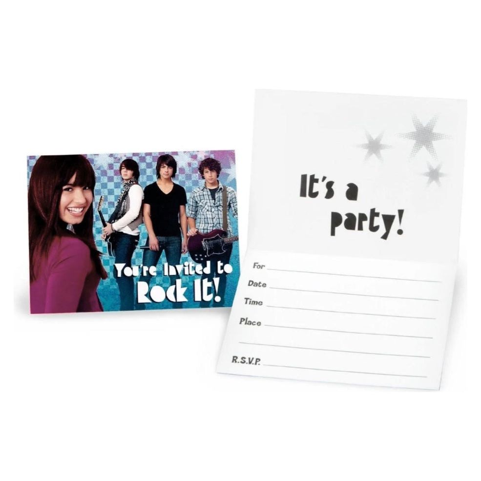 Plates - Camp Rock - Large 9 Inch - Paper - 8ct - RoundPartytoyz Inc
