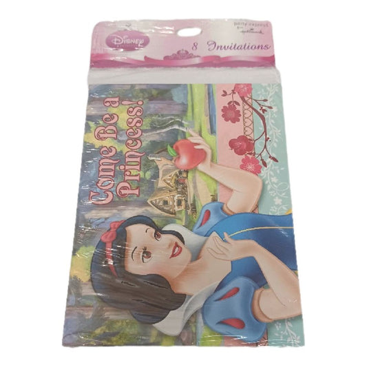 Snow White Invitation 8 pack Come Be a Princess - Partytoyz Inc