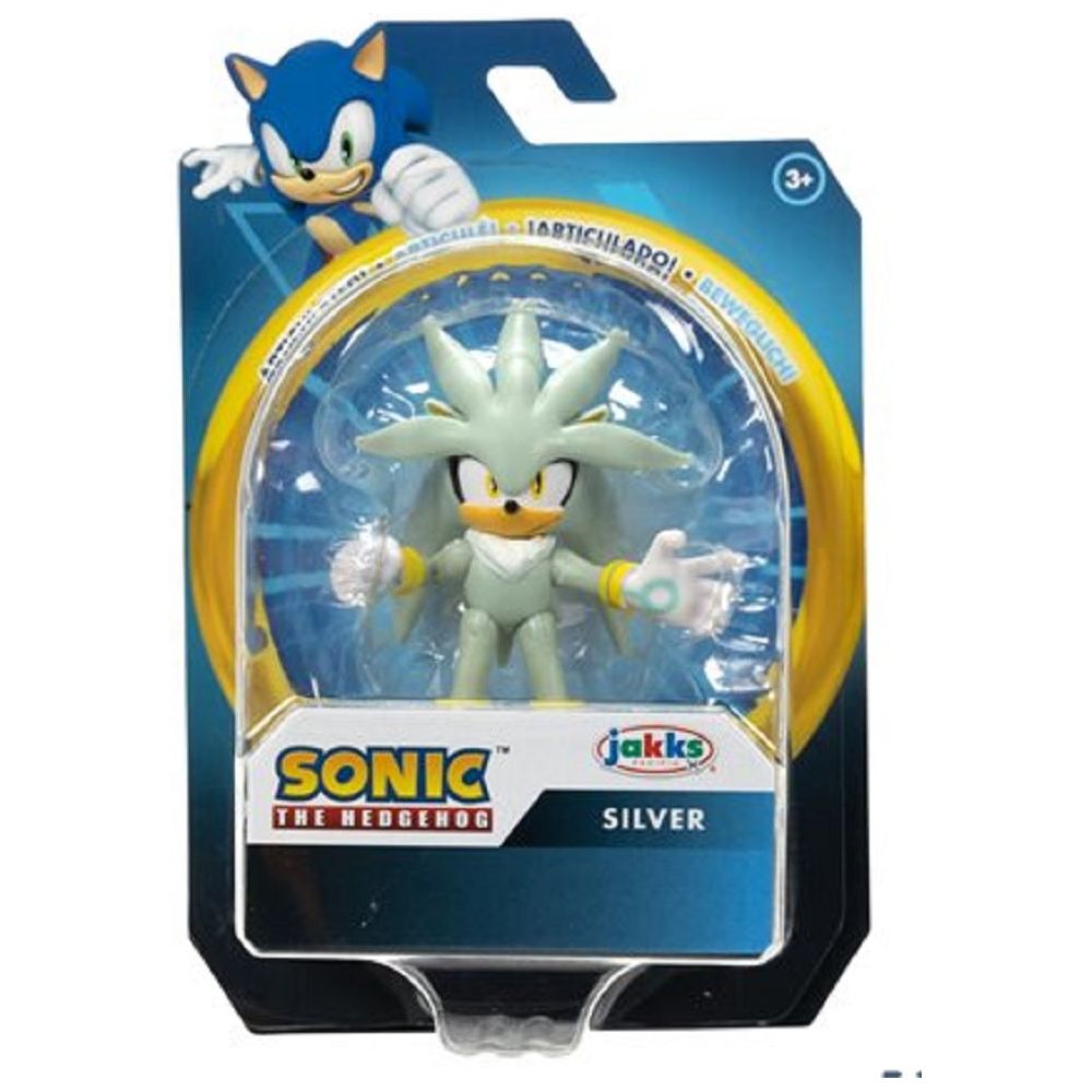 Sonic the Hedgehog 2 1/2-Inch Mini-Figures Modern Silver - Partytoyz Inc