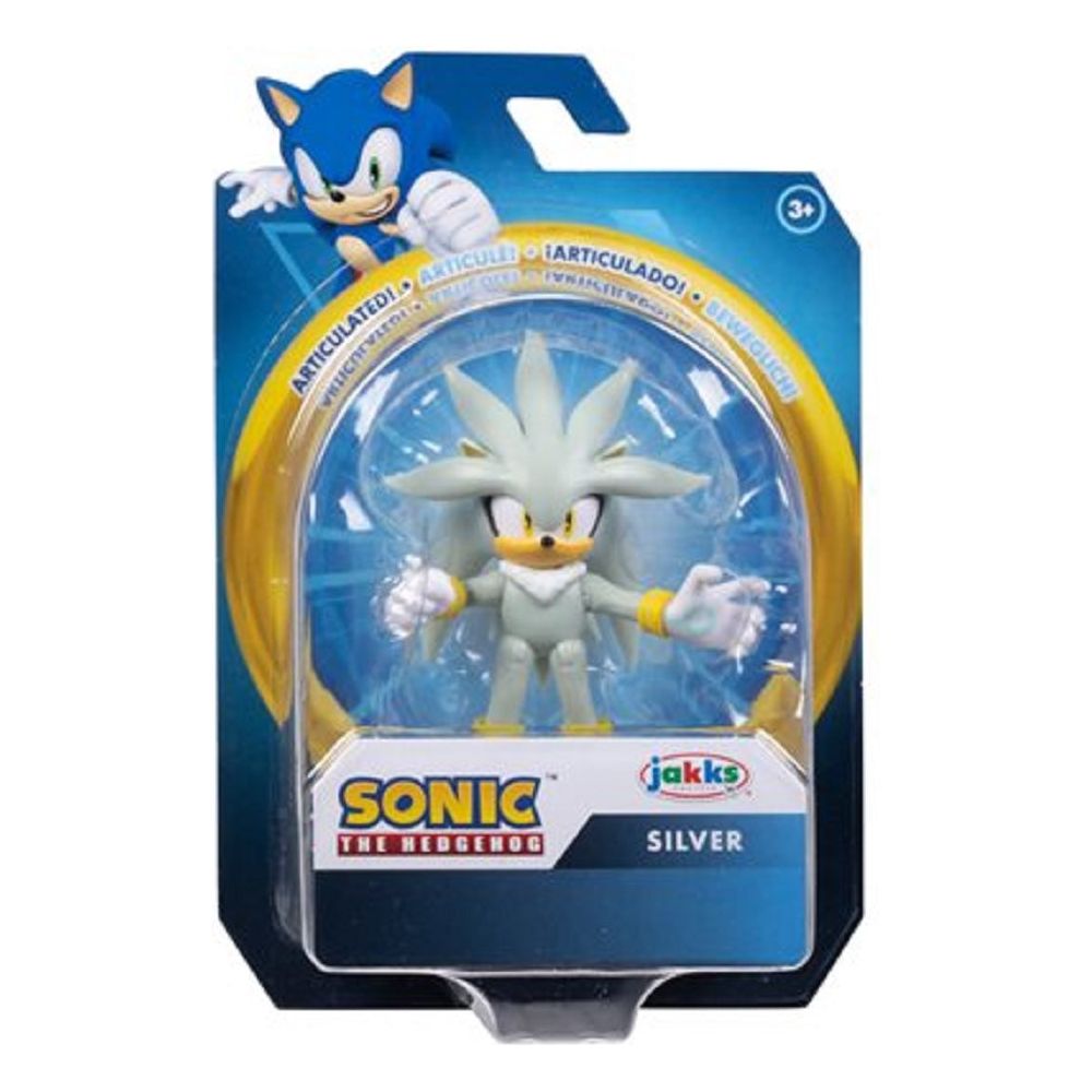 Sonic the Hedgehog 2 1/2-Inch Mini-Figures Wave 14 Moder Silver - Partytoyz Inc