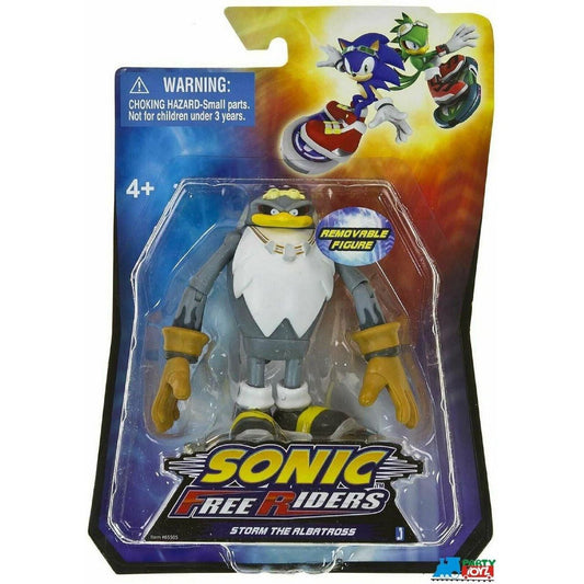 Sonic The Hedgehog Free Riders 3.5" Plastic Action Figure - Storm The Albatrator - Partytoyz Inc