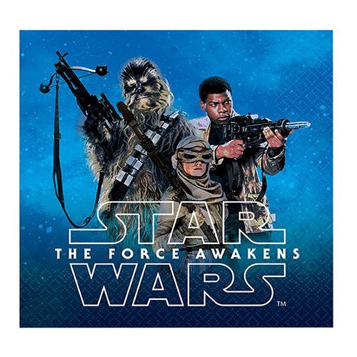 Star Wars Beverage " The Force Awakens " Napkins 16ct - Partytoyz Inc