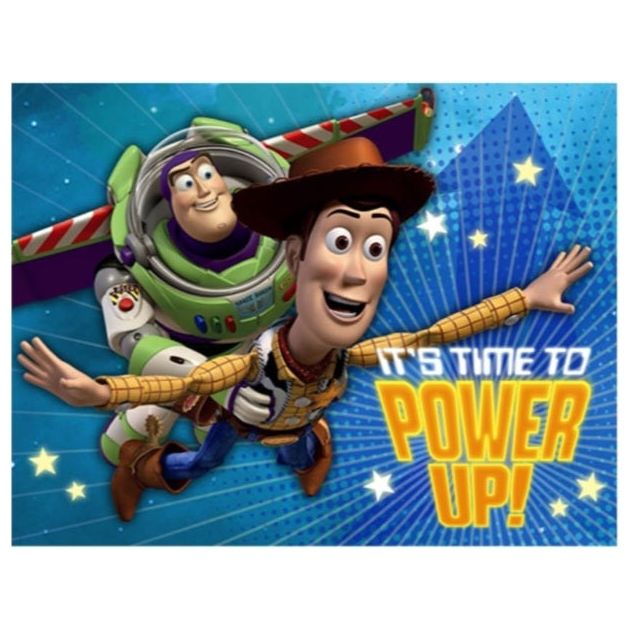 Toy Story Pack of 8 Invitations - Its Time To Power Up - Partytoyz Inc